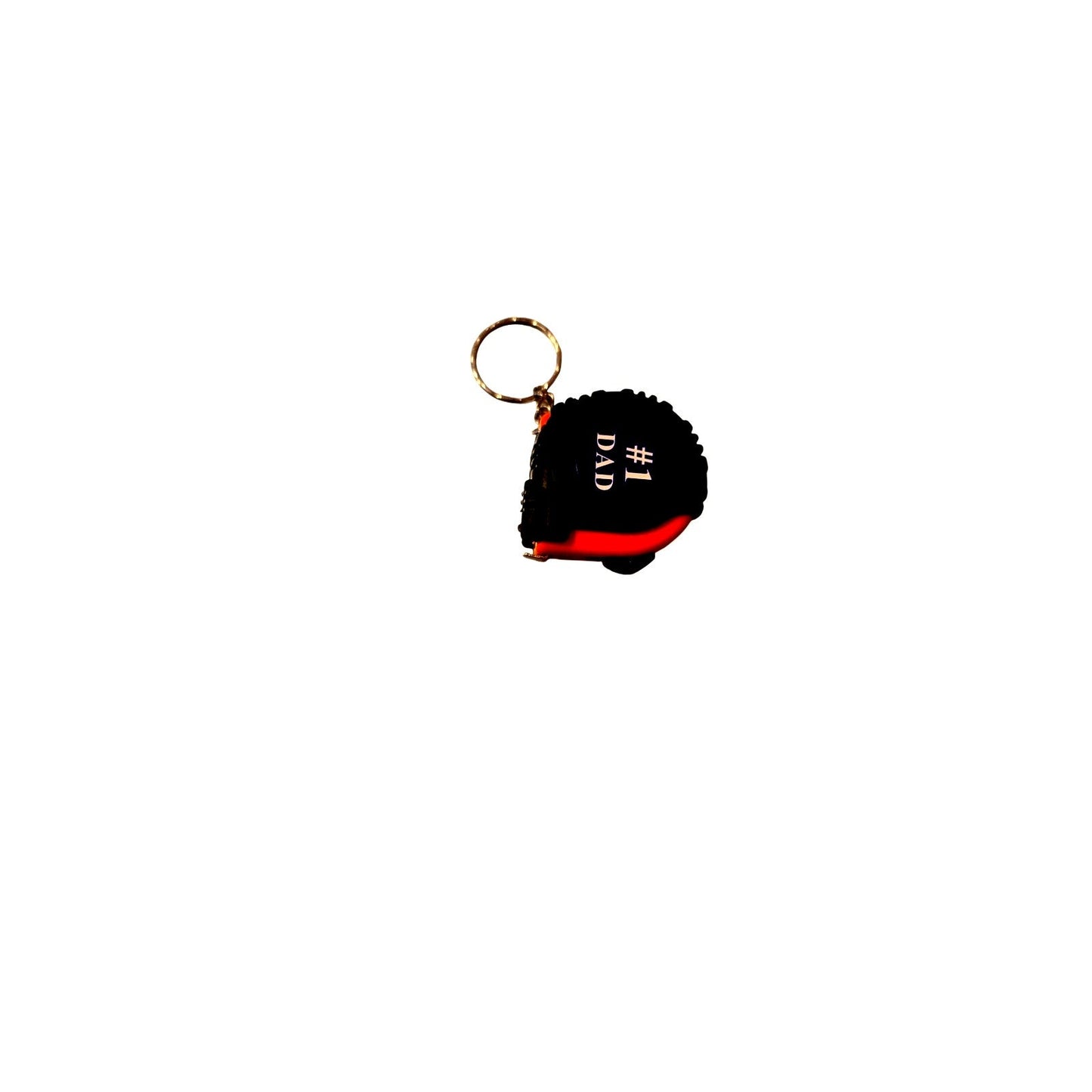 #1 Dad tape measure keychain gift for Father's Day and tool lovers