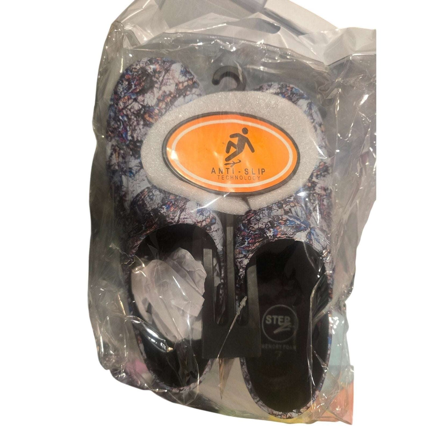 Step Z anti-slip women's size 7 memory foam work clogs slip-resistant lightweight shoes
