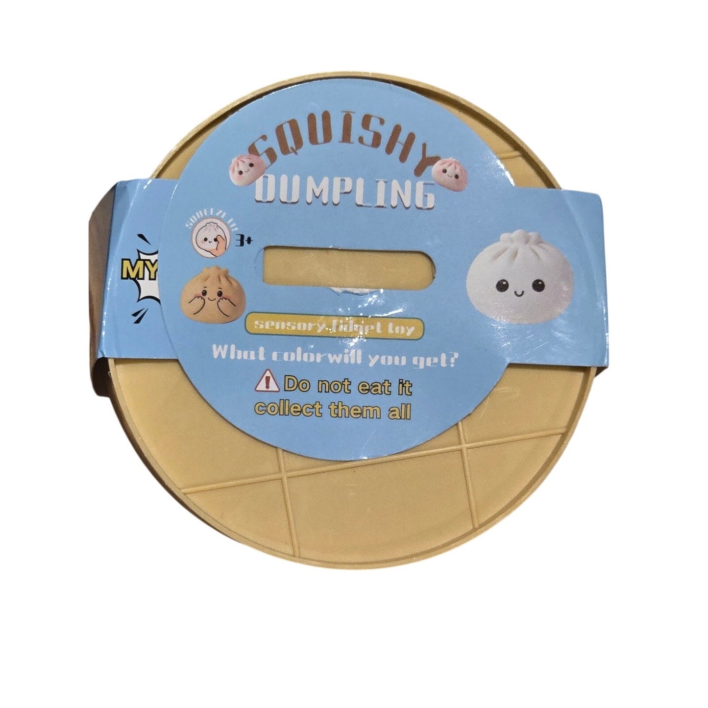 Viral glitter squishy dumpling mystery blind box soft kawaii fidget toy colorful surprise collectible