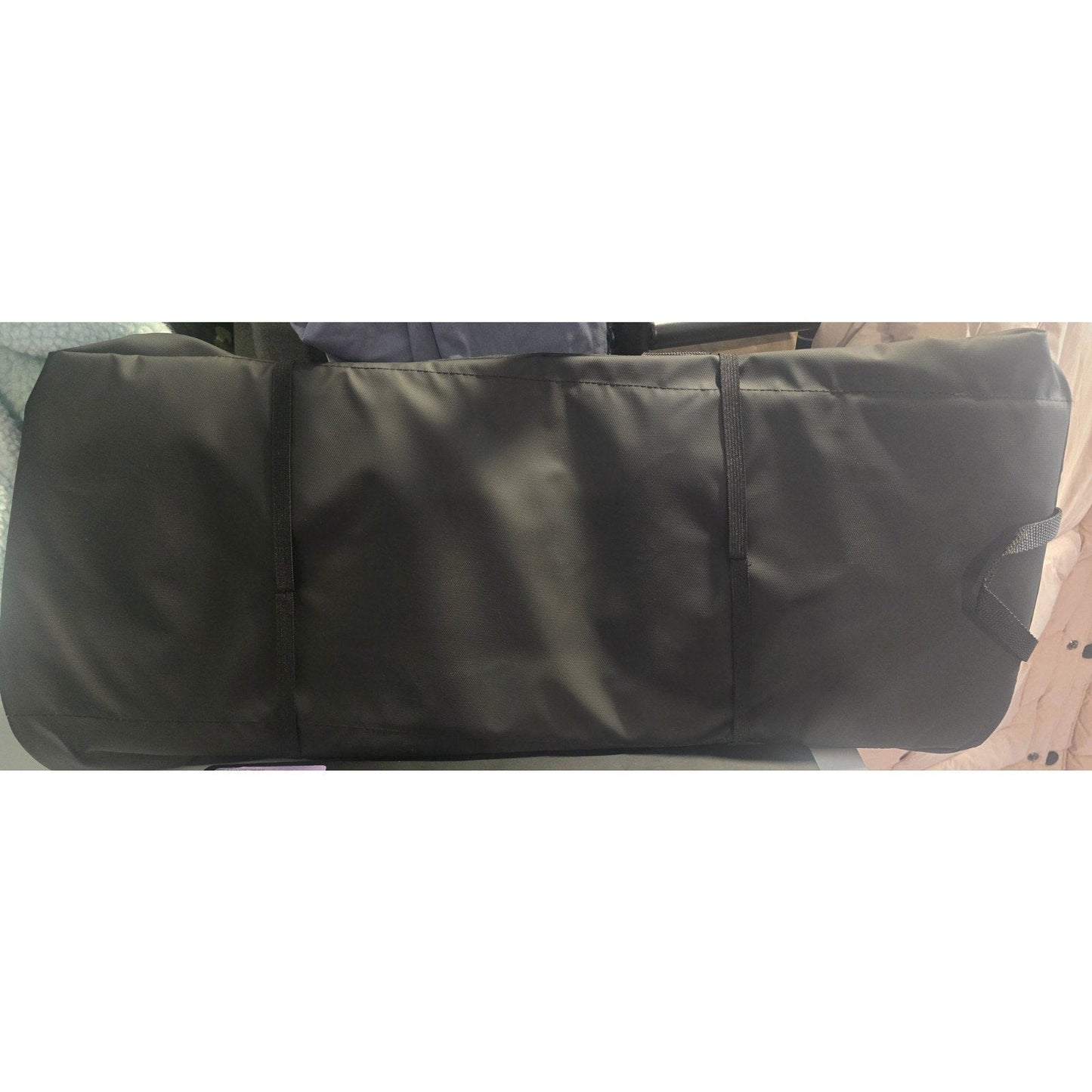 ADIDAS UNISEX DEFENDER 5 black duffel gym bag with shoe pocket and adjustable strap
