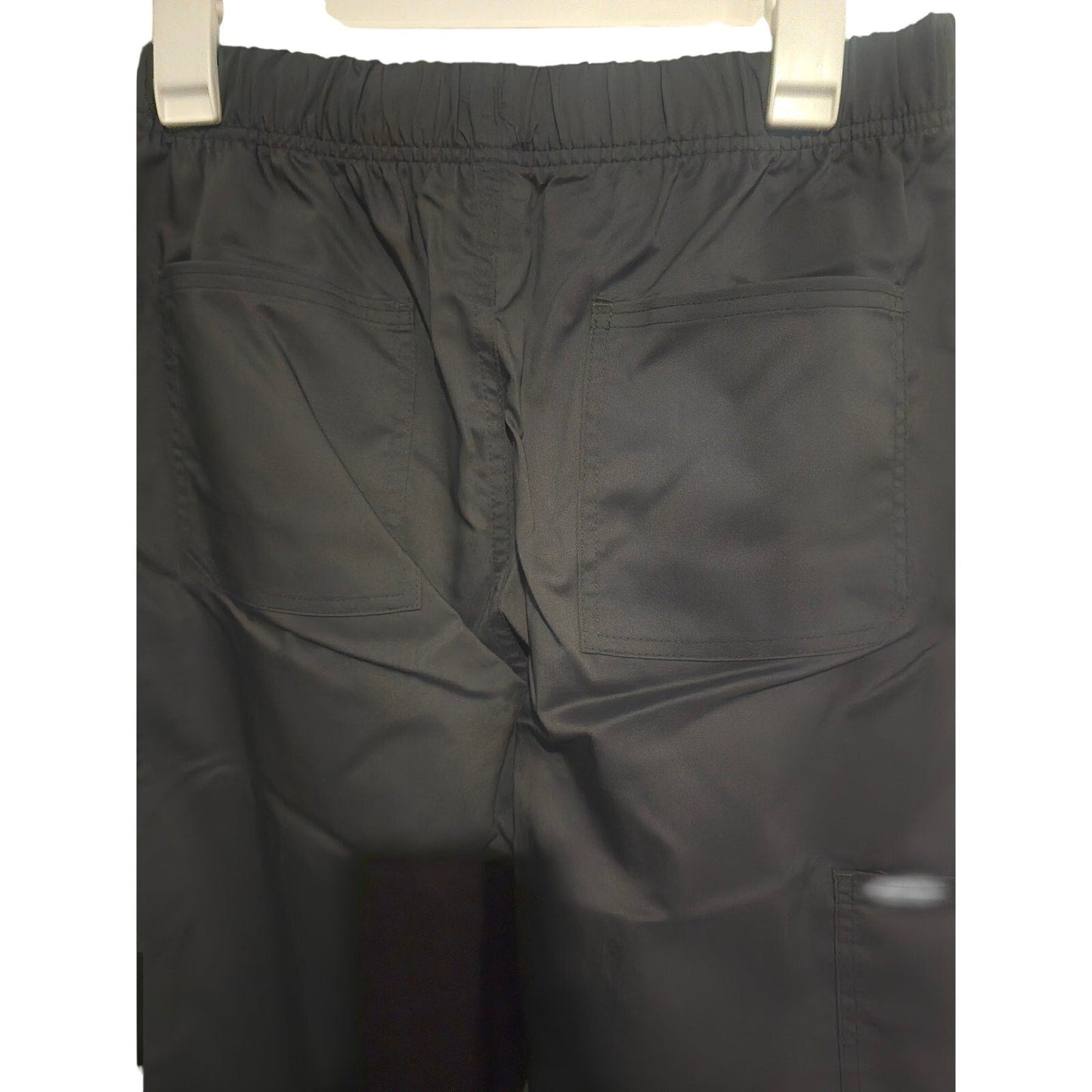 Cherokee Workwear Revolution Tech men's pewter gray scrub pants small tall with antimicrobial, stain-resistant fabric and multiple pockets