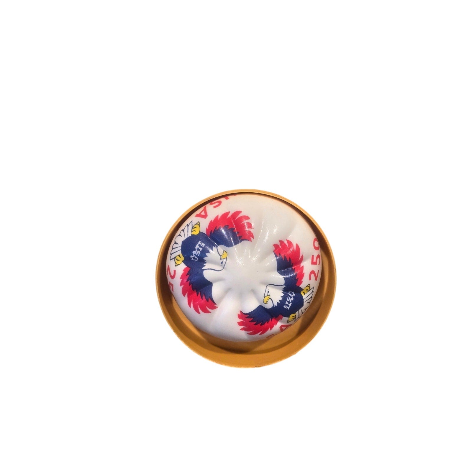 Patriotic squishy toy in red white and blue USA design for Independence Day and patriotic events
