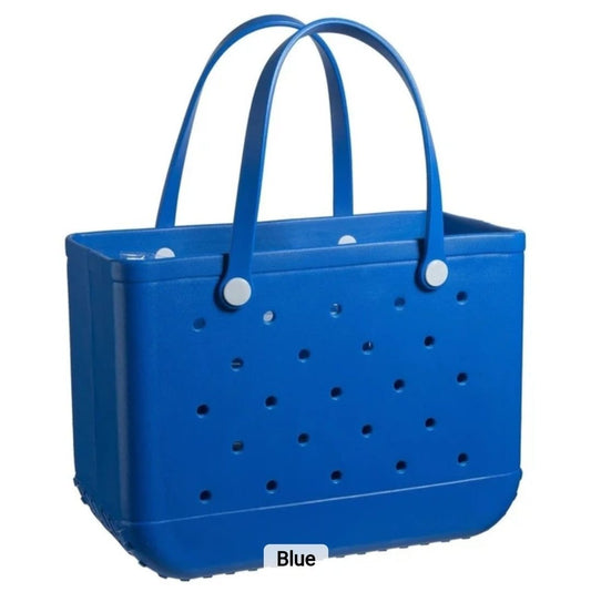 Durable royal blue EVA utility tote bag with ventilated design and sturdy handles for versatile everyday use
